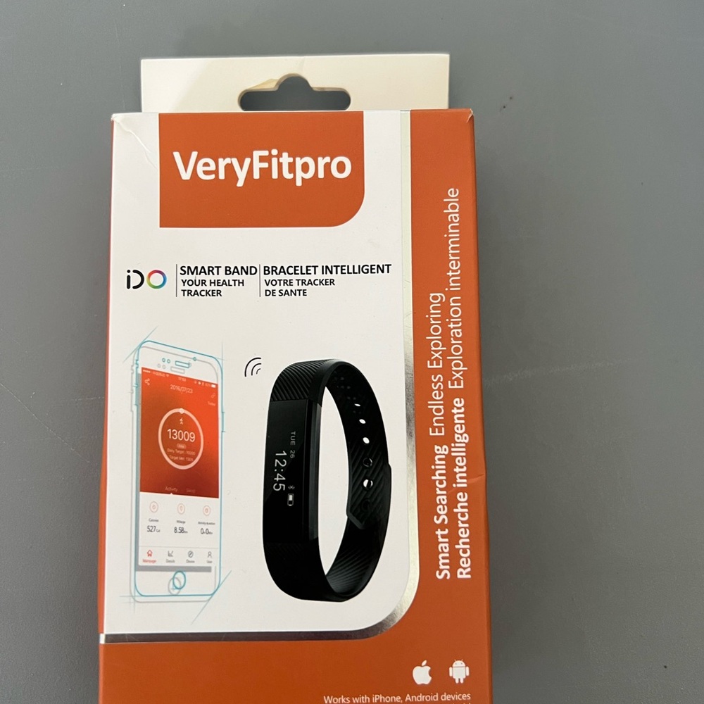 VeryFitPro Black Smart Band